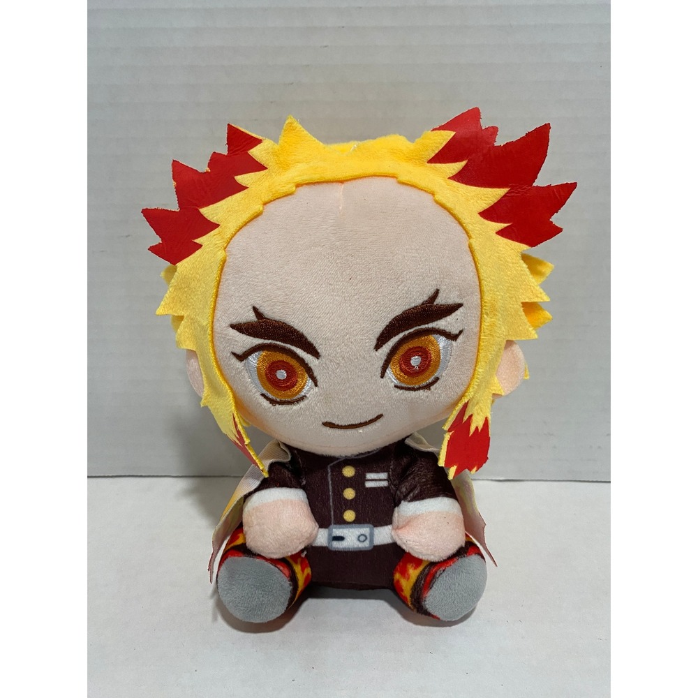 Demon Slayer Plush Toy Kyojuro Rengoku Flame Hashira Chibi